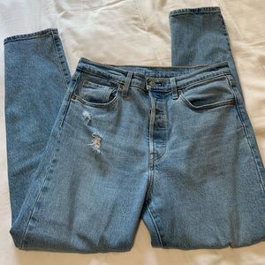 Women’s Levi’s 501 Skinny Straight Jeans Medium Wash Size 29 x 28 L